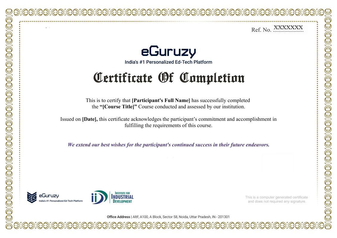 Demo Certificate
